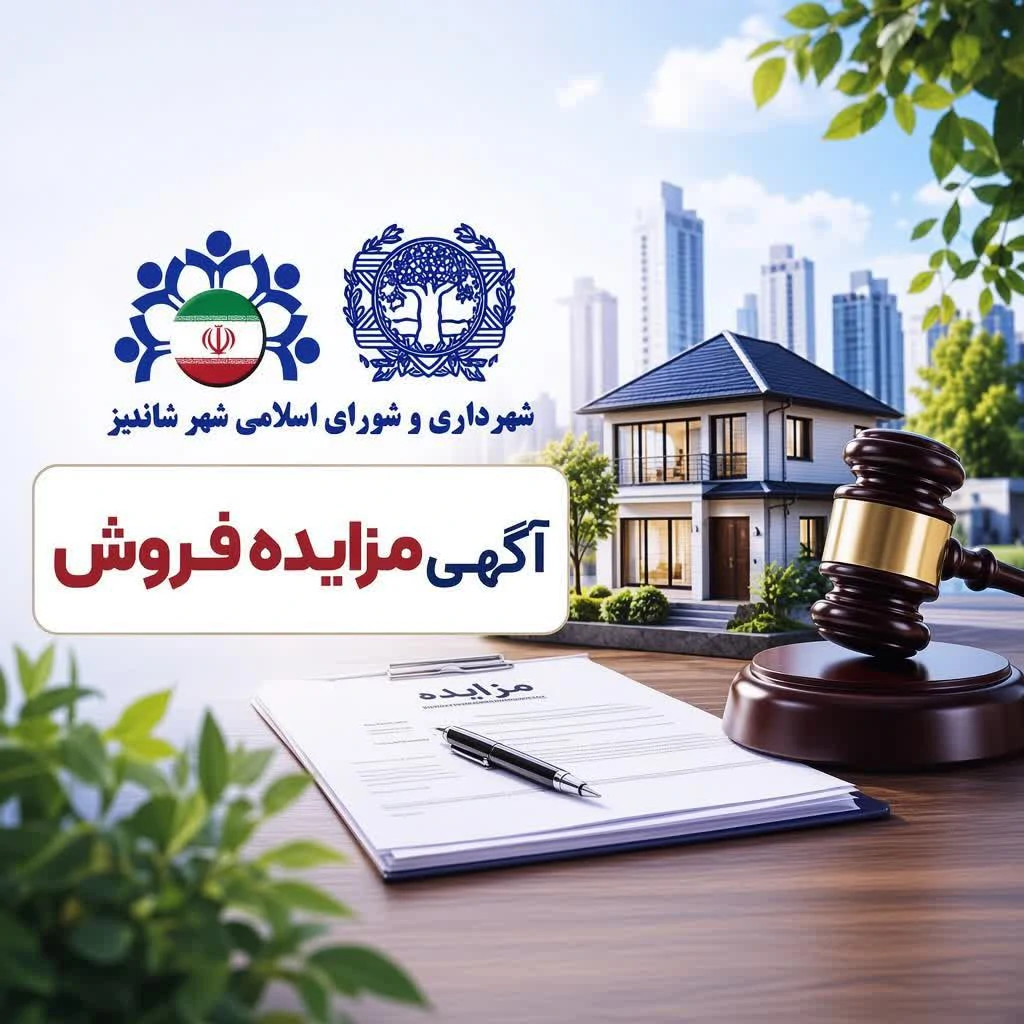 آگهی مزایده فروش املاک شهرداری